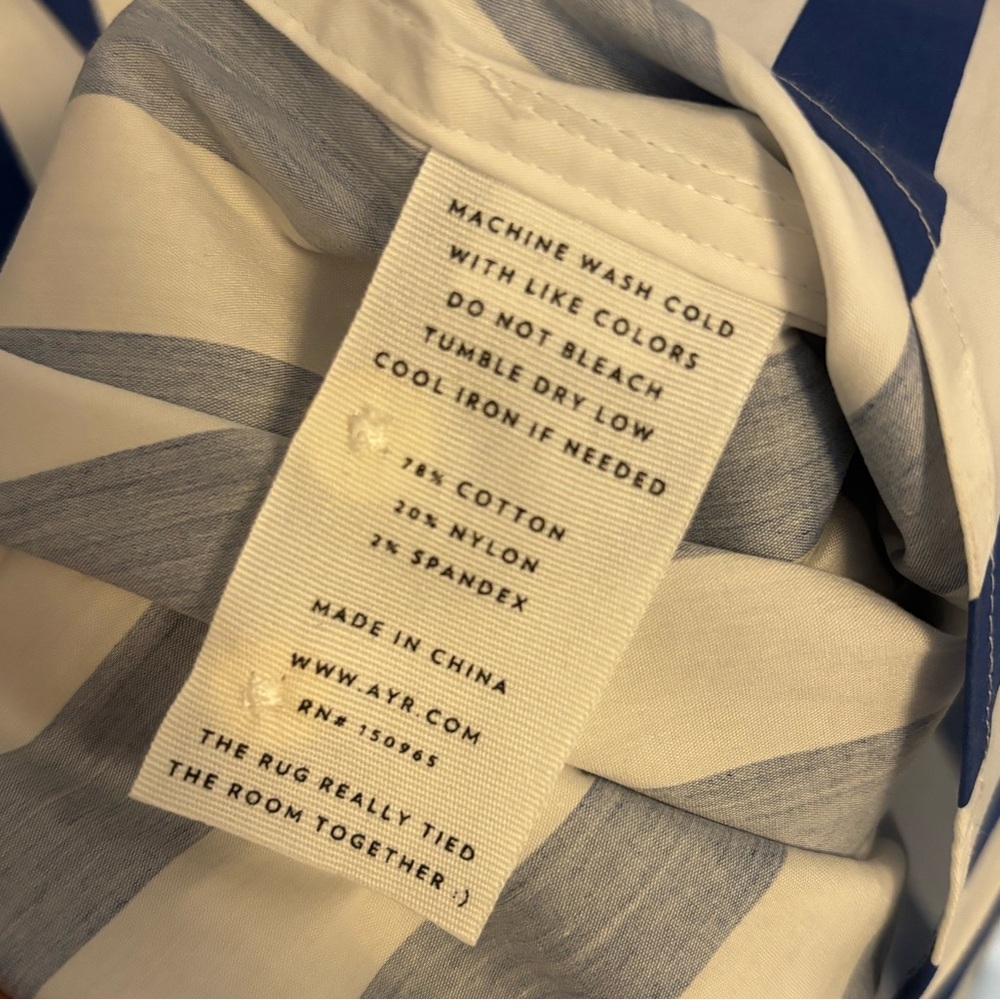 AYR Deep End Marais Blue Regatta Stripe, S - Picture 8 of 8